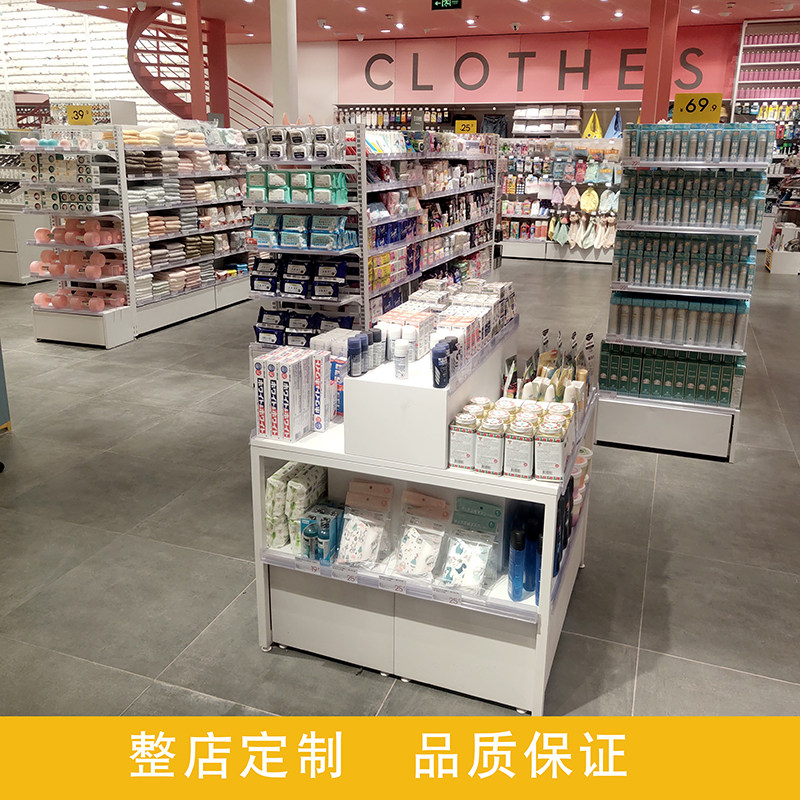 饰品文具货架服饰饮品架背柜展示架宠物店进口食品货架展示柜