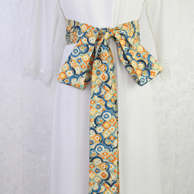 唐风印花腰封民族风彩色腰带古风汉服腰带束腰腰间装饰配饰