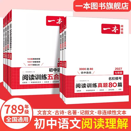 2027新版一本初中语文阅读理解