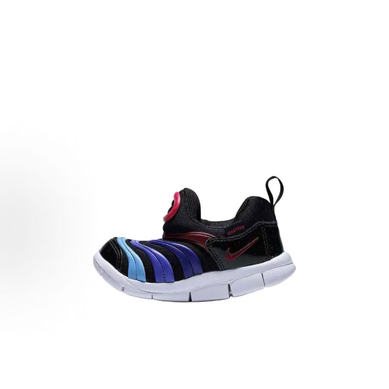 NIKE/耐克 Dynama 简约舒适 低帮毛毛虫黑色学步鞋 343938-031