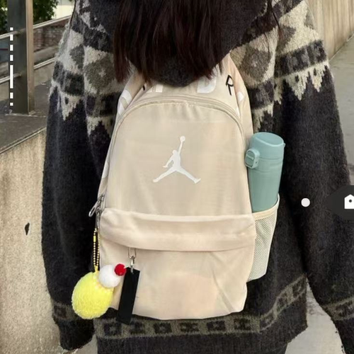 Nike/耐克 Jordan男女运动珍珠白休闲双肩背包小号 DV5304-219