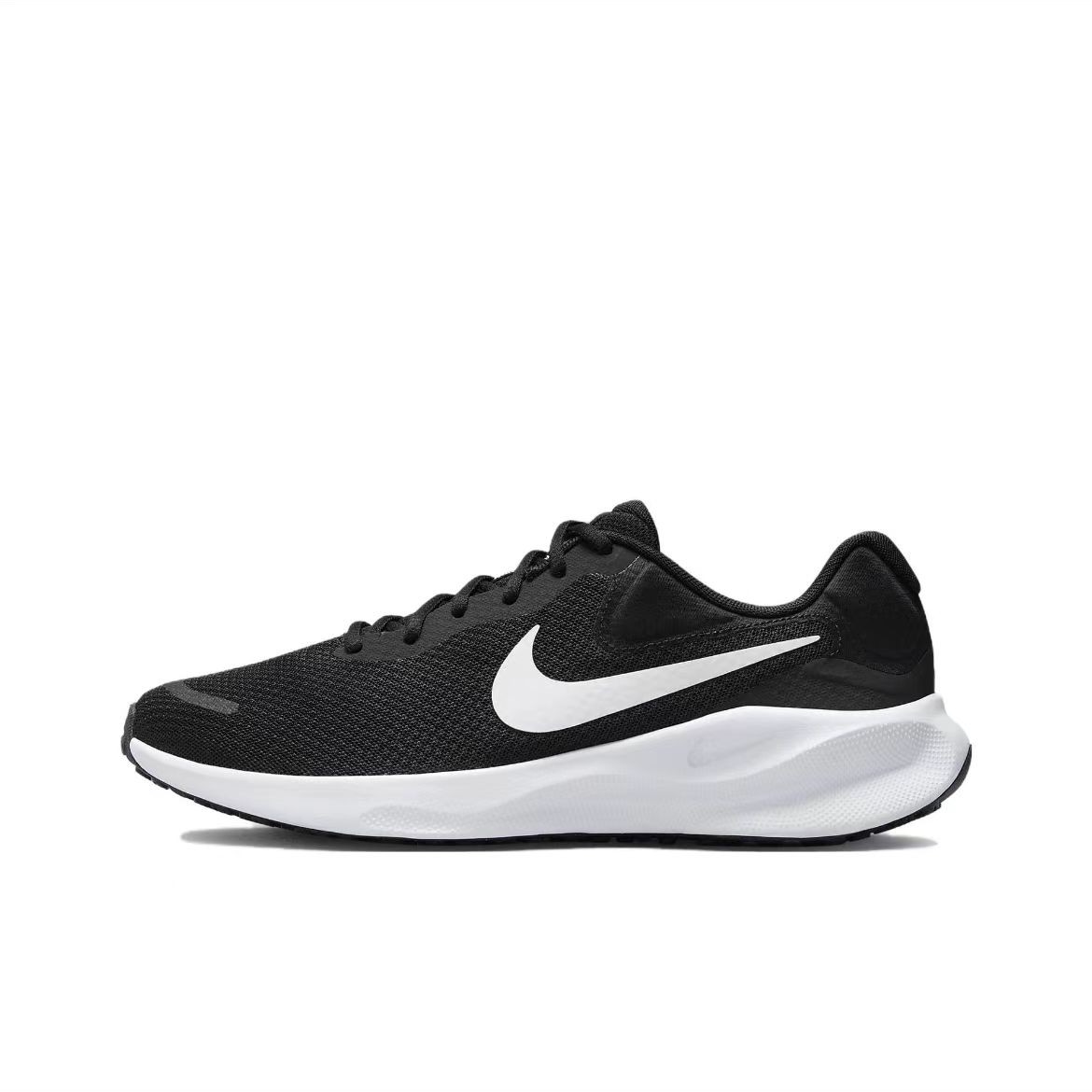 NIKE/耐克 REVOLUTION 7 织物减震透气低帮休闲跑步鞋FB2207-001