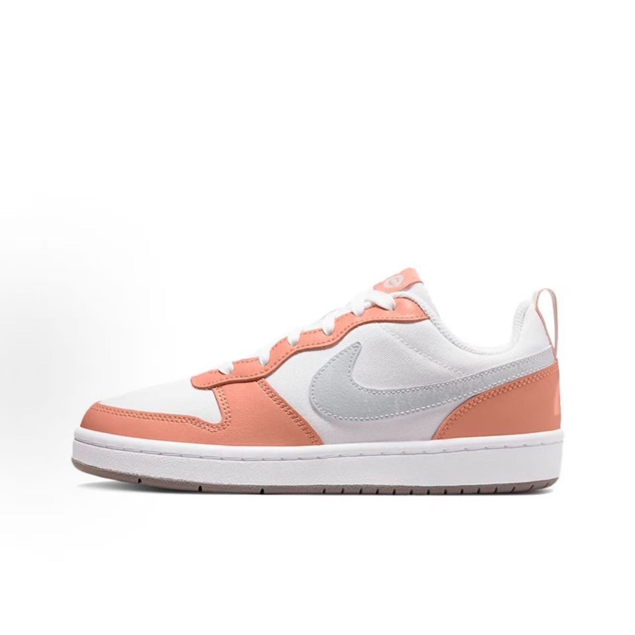 NIKE/耐克女鞋COURT low 2 白橙色休闲运动板鞋 DM1216-100