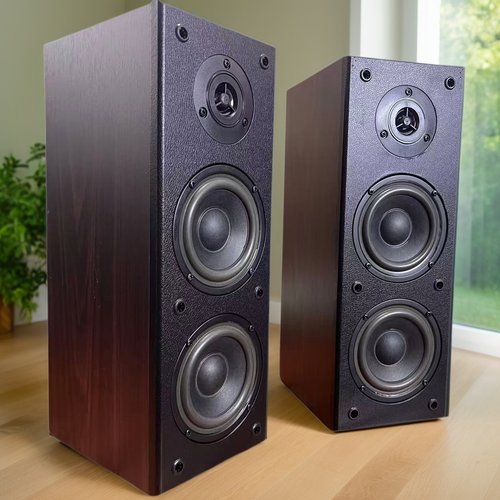 全新木质2.0无源对箱5.1功放的前后环绕双4寸防磁喇叭功率4欧60瓦