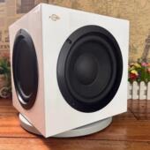 大功率8寸超重低音炮无源音箱全烤漆箱体双振膜家庭影院木质音响