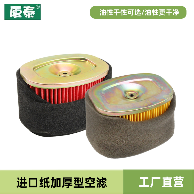 适用踏板摩托车海王星灵迪红宝韵彩睿彩丽彩锋彩空气过滤芯空滤器