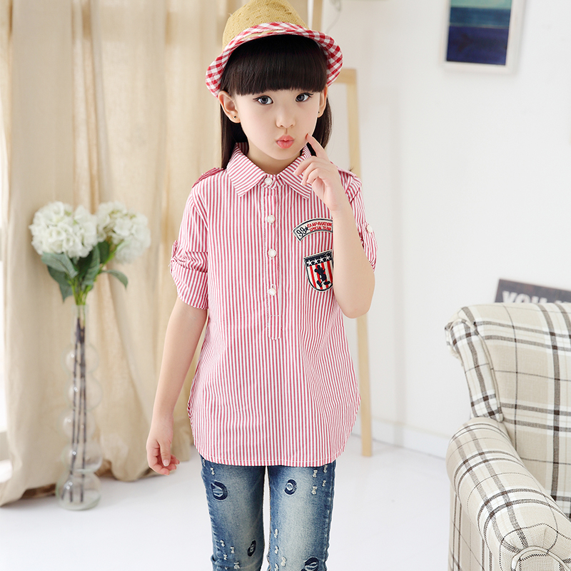 Chemise fille à manche longue - Ref 2084608 Image 3