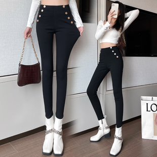 小脚牛仔裤女高腰弹力修身紧身时尚铅笔打底裤2026春秋季新款长裤