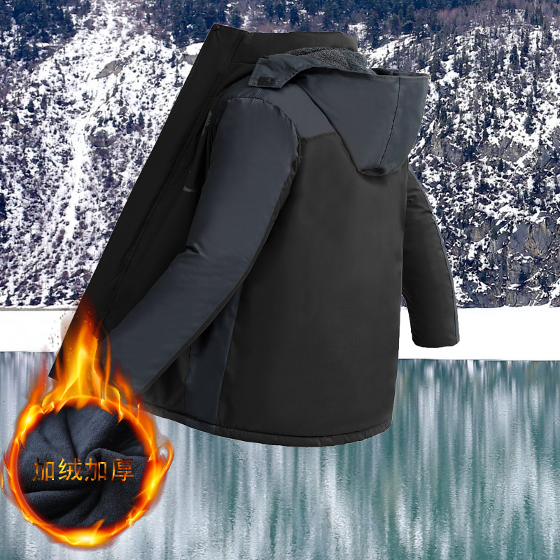 男士外套冬季2020新款加绒加厚保暖棉袄韩版修身帅气男装工作棉衣