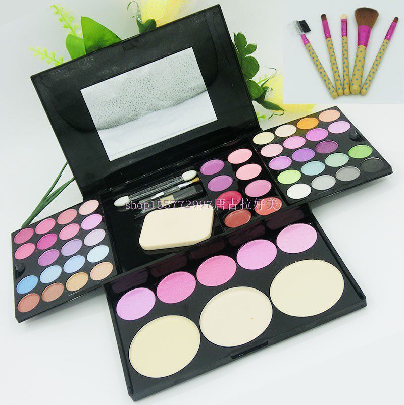 ADS恬雅化妆粉盒彩妆盘54色彩妆套装全套组合粉饼眼影美妆珠光在类目 彩妆/香水/美妆工具, 彩妆盘中 - 来自Buy2taobao.com提供专业的淘宝代购服务