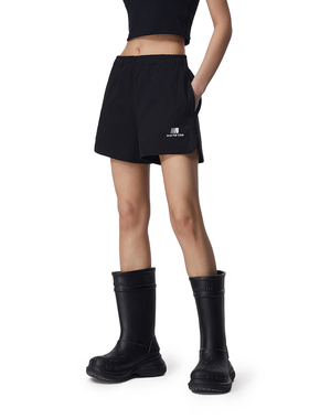 FDR官方店 R字印花户外运动短裤女夏季宽松休闲裤百搭热裤三分裤