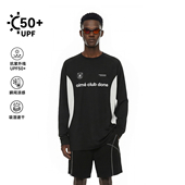 FDR官方店 t恤男女凉感运动骑行球衣宽松训练服 徽章拼接速干长袖