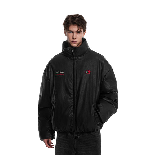 FDR官方店09印花皮料棉衣棉服