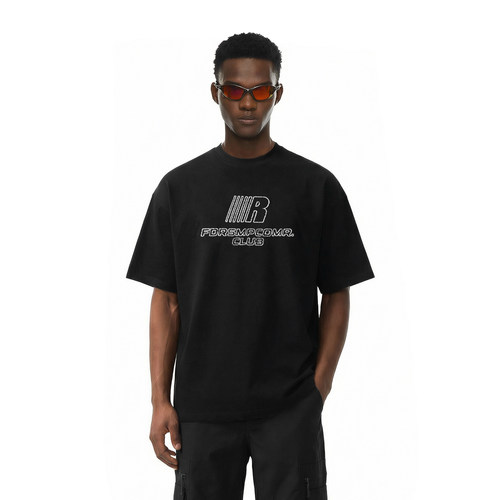 FDR官方店斑驳R字绣花短袖T恤