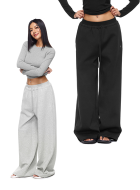 FDR官方店 蓄热保暖空气层运动长裤卫裤男女春季宽松休闲裤长裤子