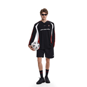 FDR官方店 V领撞色织带速干长袖 t恤男女春秋户外运动情侣骑行上衣