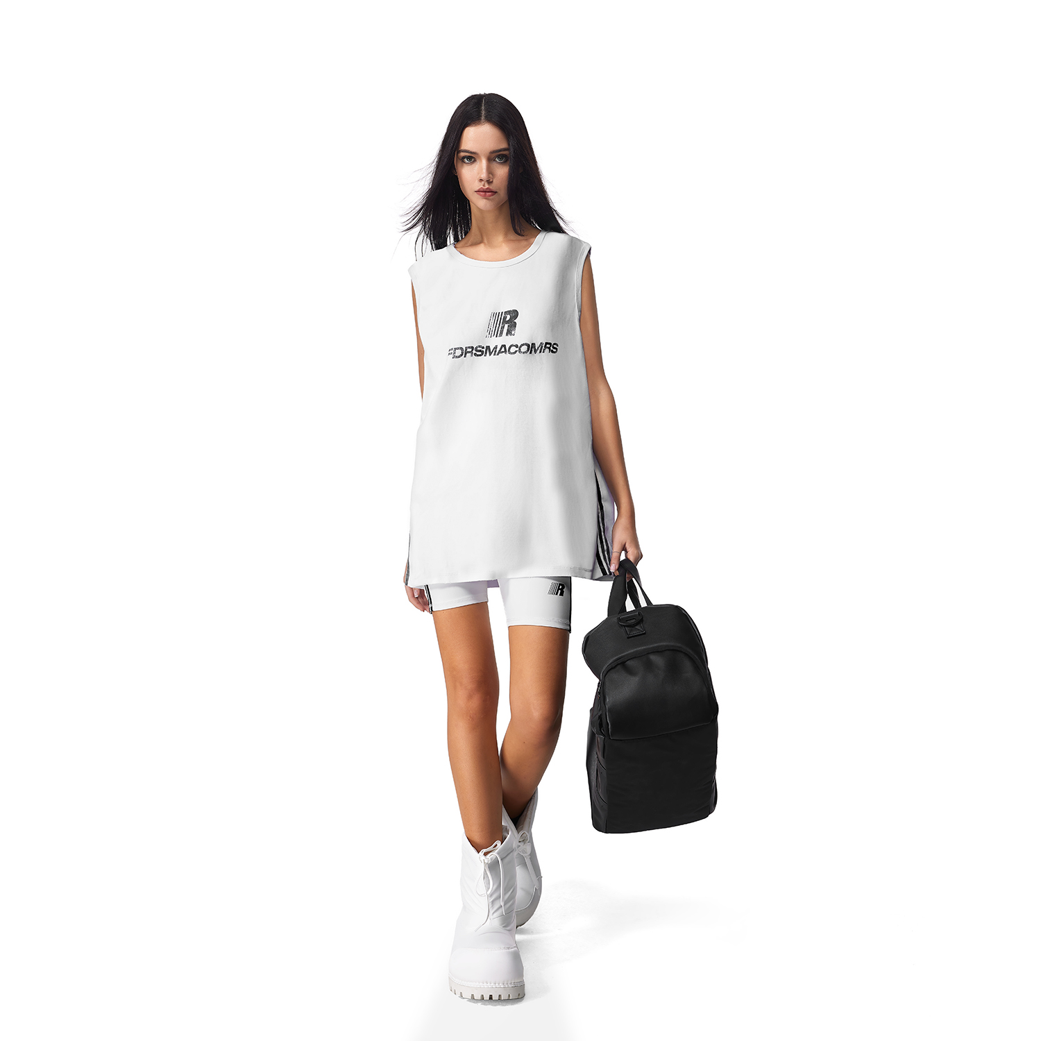 【夏之光同款】擦臟R字印花背心