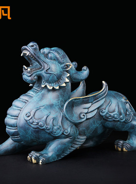 盛凡霸家居貔貅全铜貔貅摆件 客厅店铺开业礼品铜器厂家直供