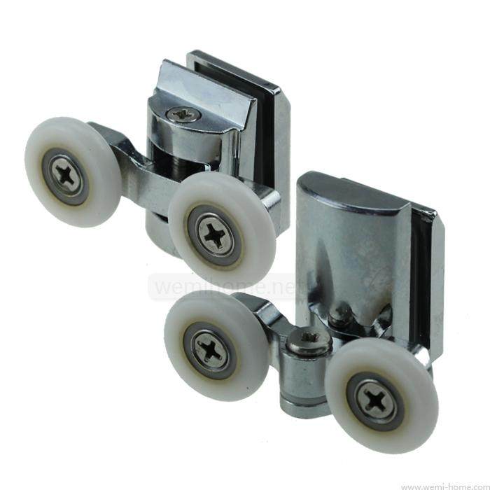 淋浴房滑轮锌合金可拆洗