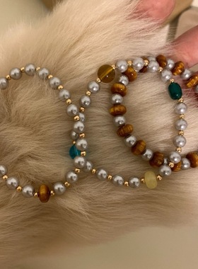 饰品珍珠气质简约百搭串珠手串2025秋冬新款叠戴手串