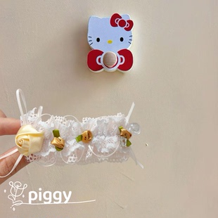 韩系高级感黄蓝色香蕉夹精致气质百搭甜美刘海夹