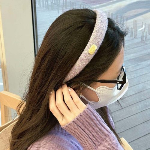 Likio 小方钻羊毛花呢发箍