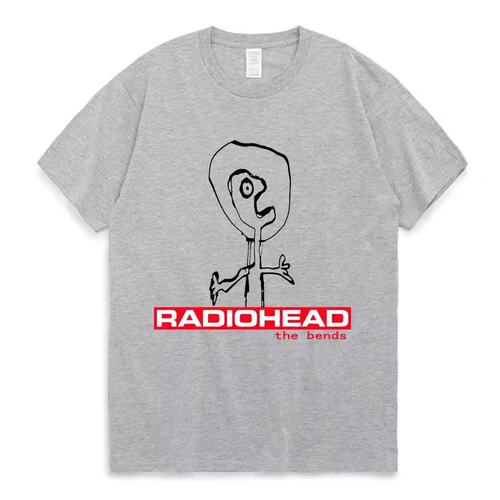 radiohead电台司令乐队专辑周边短袖T恤男女青少年情侣打底文化衫