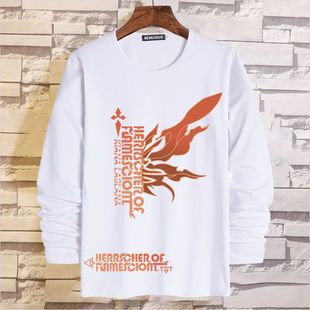 崩坏三t恤云墨丹心符华秋季印象卫衣周边二次动漫袖男元长上衣服