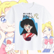 可卡通少女战士水爱美Sailor T恤衫 Moon女童少女冰月上衣服装 短袖