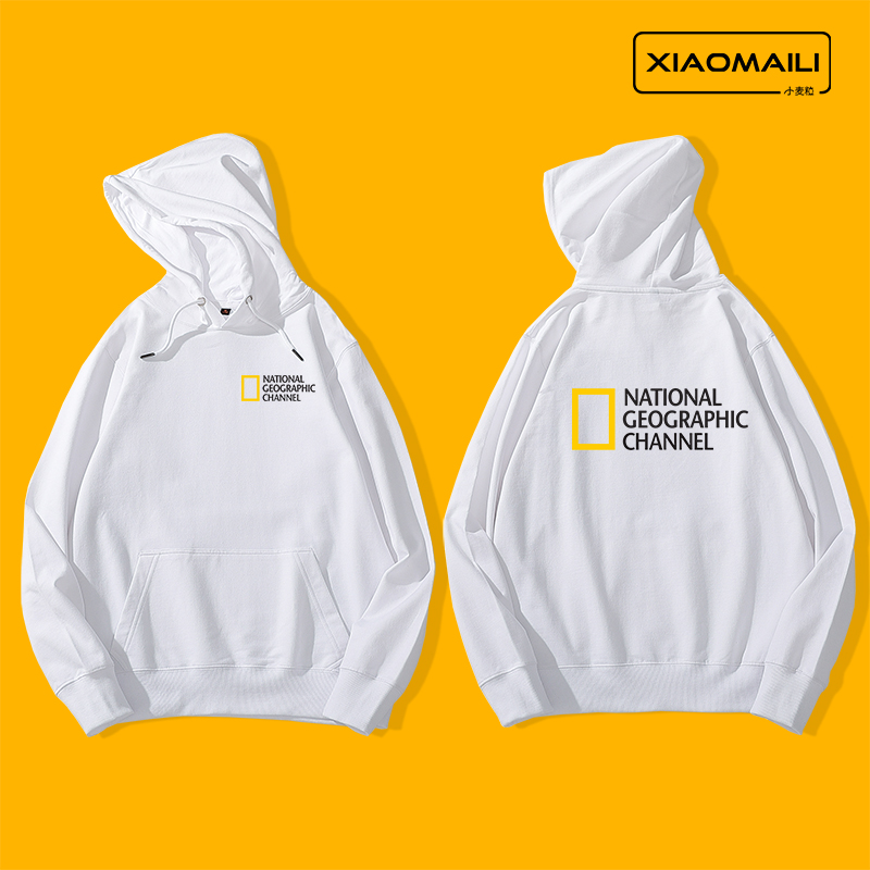 新款 美国地理户外频道连帽加绒卫衣NATIONAL GEOGRAPHIC周边衣服