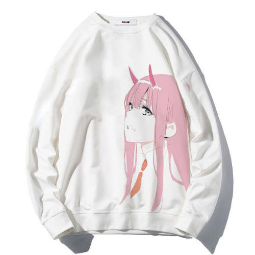 DARLING in the FRANKXX/ZERO TWO长袖02卫衣动漫衣服国家队痛衣