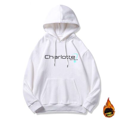 key社Charlotte友利奈绪联名周边二次元带帽卫衣男女学生衣服套头
