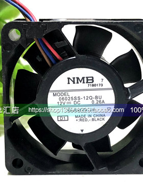 全新原装NMB风扇 06025SS-12Q-BU 12V 0.26A 4线