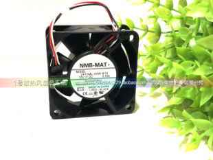 04W B19 0.10A NMB 三线双滚珠风扇 12V 2410ML 6CM 原装 6025