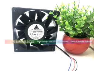 现货 台达 QFR1224GHE DC24V 1.41A 3线 高端设备散热风扇
