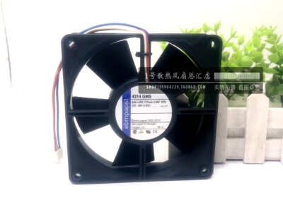 原装德国ebmpapst TYP 4314GMS 24V 2.8W 120*120*32三线直流风扇