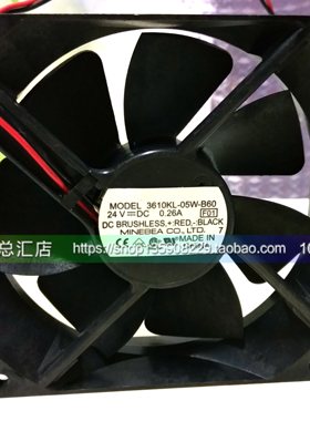 NMB 3610KL-05W-B69/B60 9025 24V 0.26A 9CM 大风量 变频器风扇