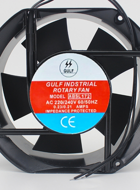 全新GULF INDSTRIALROTARY FAN 17251 17CM工业机柜风扇 ABSL 172
