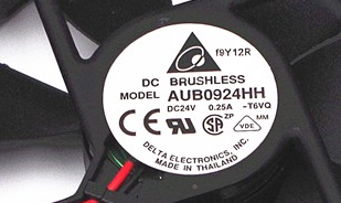 原装正品台达AFB0924HH 9025 24V 0.25A 9cm 直流变频器散热风扇