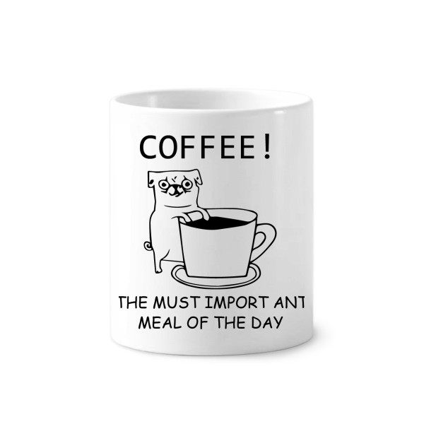 动物保护组织CoffeeDog陶瓷刷牙杯子笔筒白色马克杯礼物