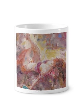 天光人体系列之一邢健健油画陶瓷刷牙杯子笔筒白色马克杯礼物