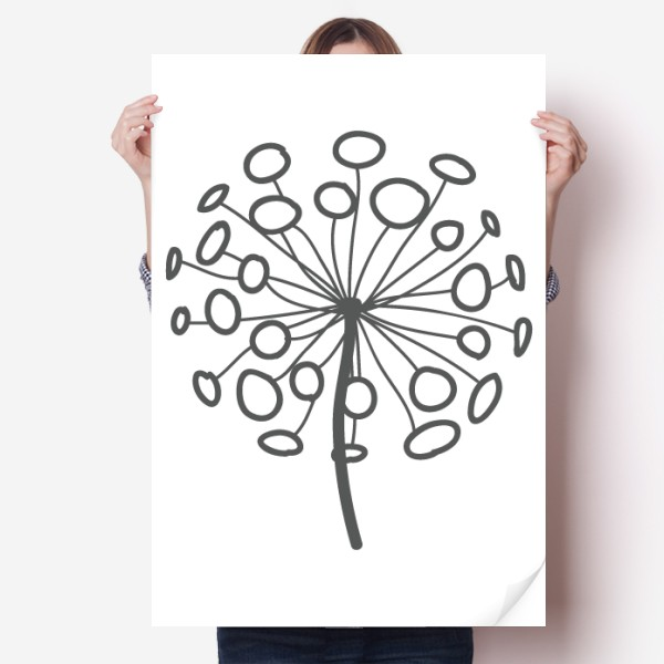 植物墙贴纸卧室海报