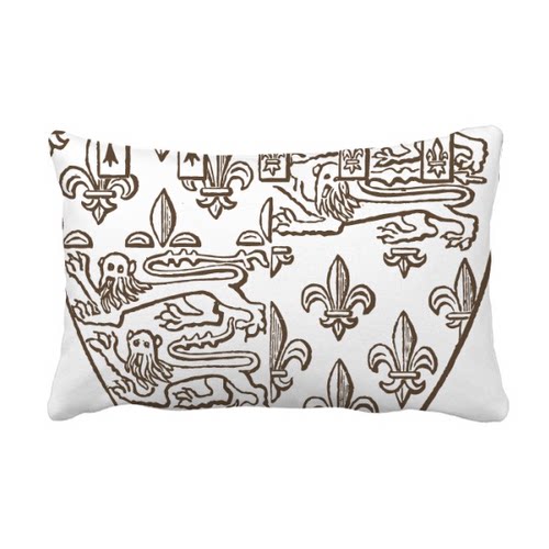 艺术盾牌沙发靠垫礼物抱枕