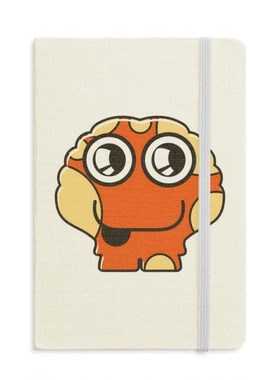 宇宙和外星橙色外星人硬质笔记本办公记事本子学生用