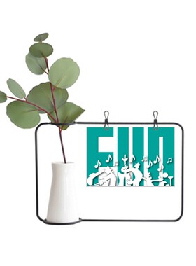 北欧ins照片音乐音符铁艺立体相框摆台创意六寸摆件现代简约桌面