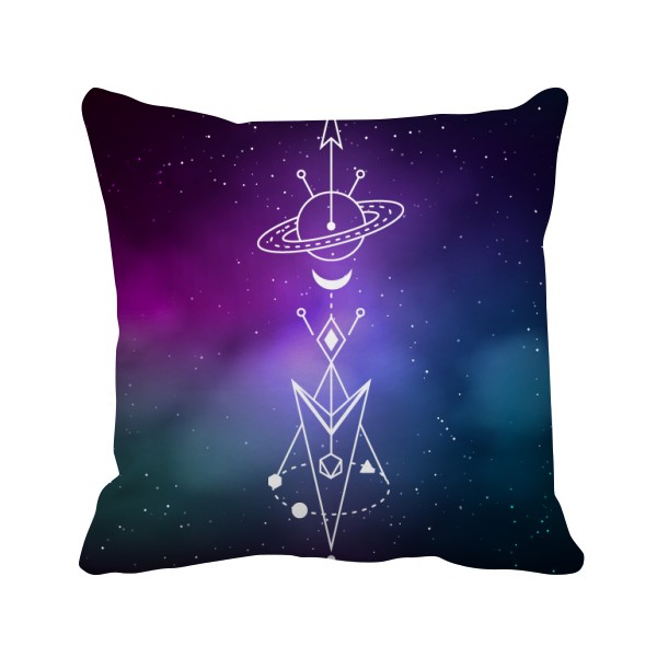 宇宙外星人组合沙发靠垫方形抱枕