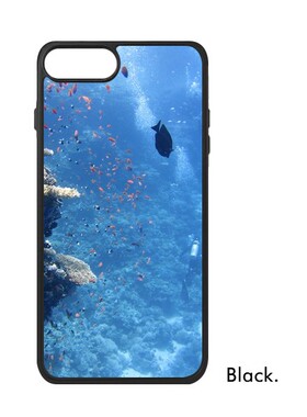 适用于iPhone洋光线潜水鱼水自然Xr手机壳max保护套678plus硅胶11