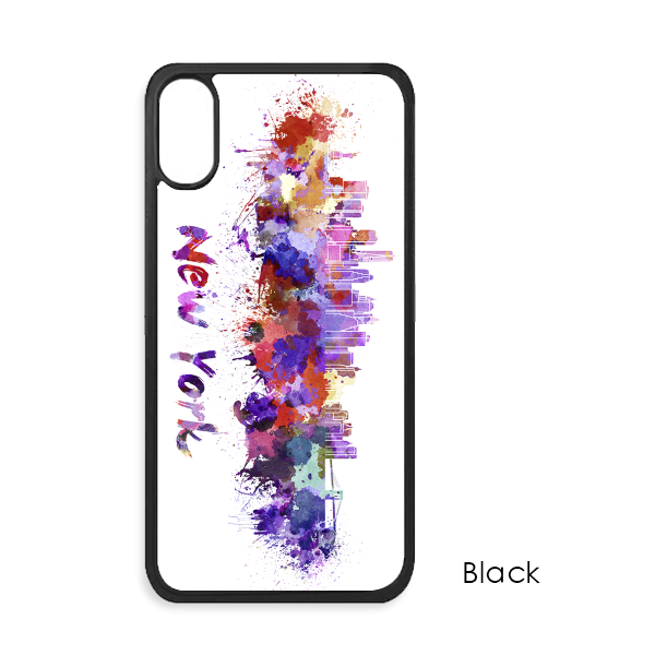 适用于iPhone国国家城市水彩插画Xr手机壳max保护套678plus硅胶11
