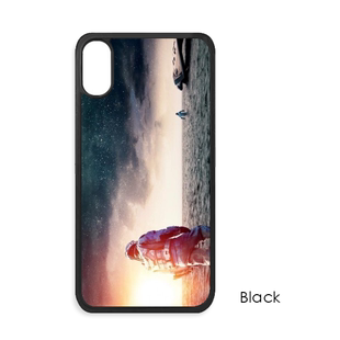 适用于iPhone越海报宇宙飞船图案Xr手机壳max保护套678plus硅胶11