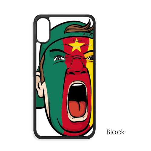 适用于iPhone旗脸谱油彩帽子Xr手机壳max手机保护套678plus硅胶11